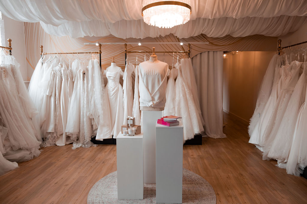 Tilly's bridal boutique shop floor