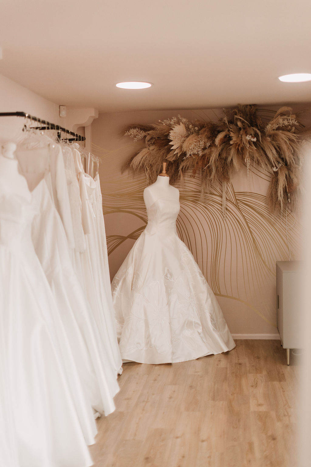 Wedding dresses at Tilly's bridal boutique