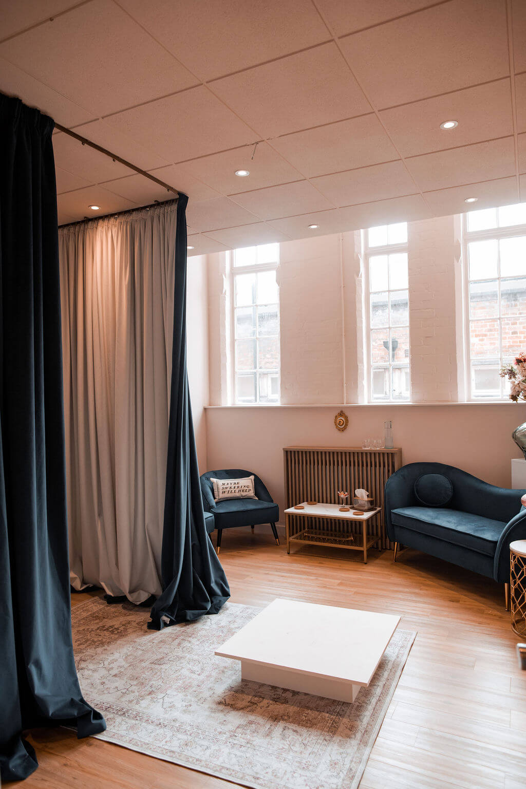 Bridal styling suite at Tilly's in Leamington Spa