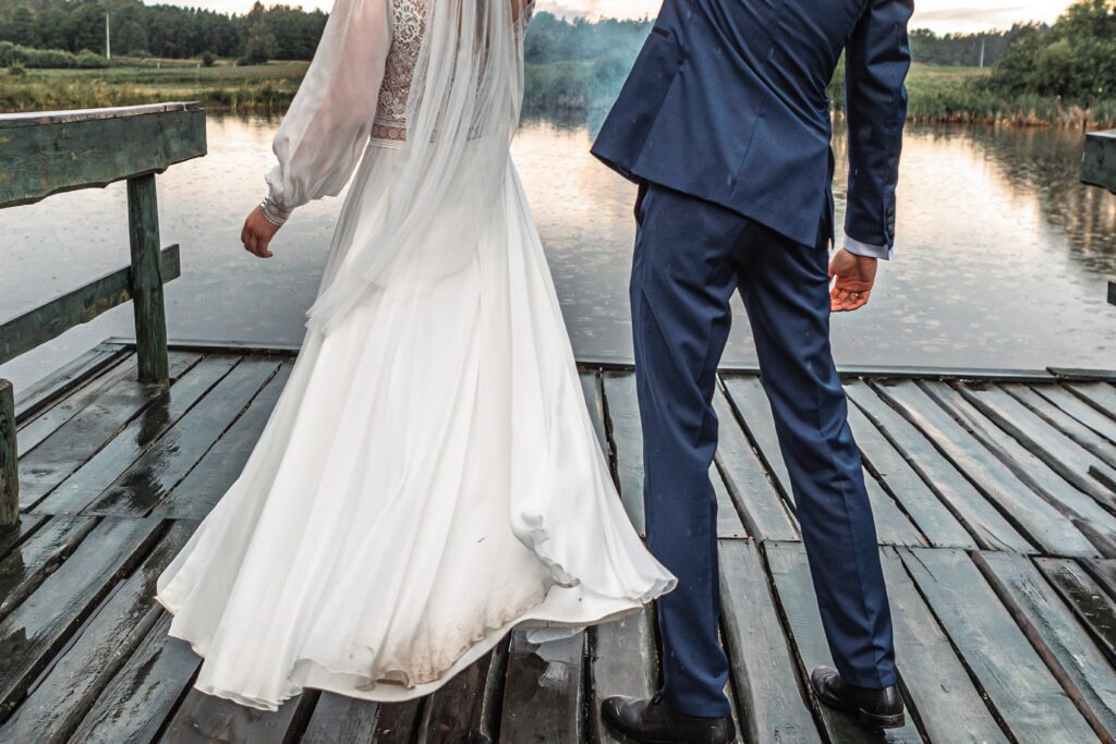 Dirty wedding dress